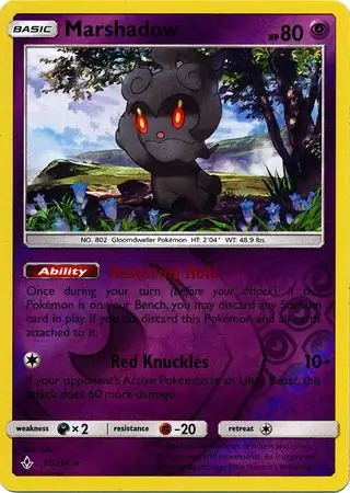 Marshadow Reverse Holo 81 Normal
