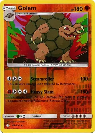 Golem Reverse Holo 89 Normal