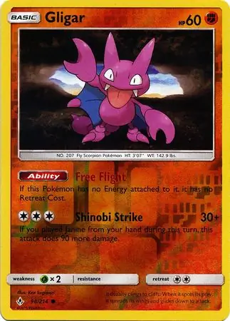 Gligar Reverse Holo 98