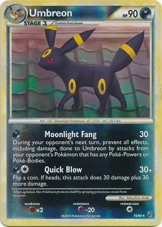 Umbreon Reverse Holo 10 Normal
