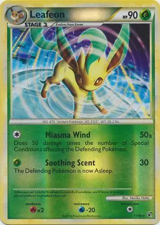 Leafeon Reverse Holo 17
