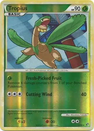 Tropius Reverse Holo 22 Normal