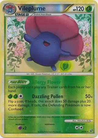 Vileplume Reverse Holo 24