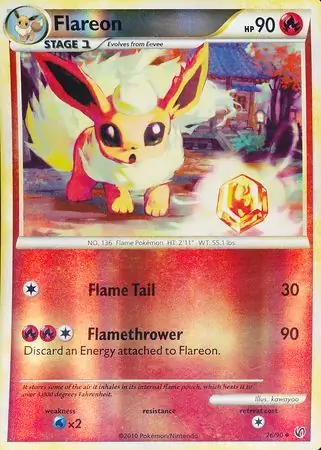 Flareon Reverse Holo 26 Normal