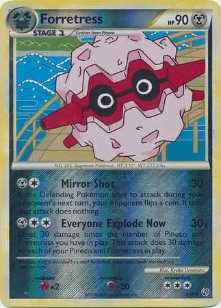 Forretress Reverse Holo 3 Normal