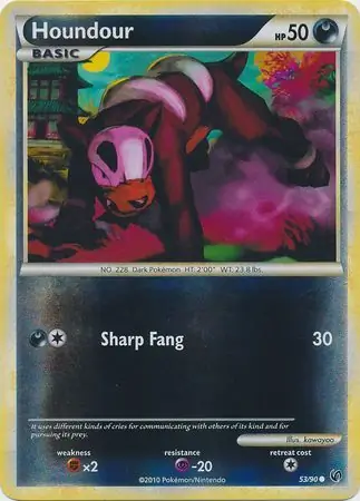 Houndour Reverse Holo 53 Normal