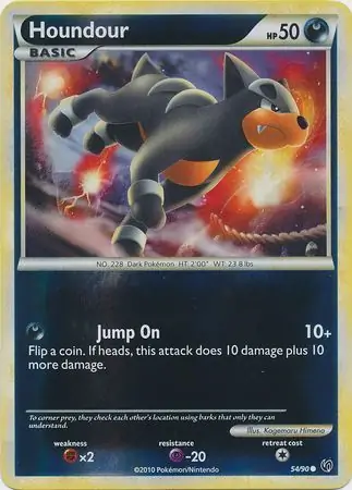 Houndour Reverse Holo 54 Normal