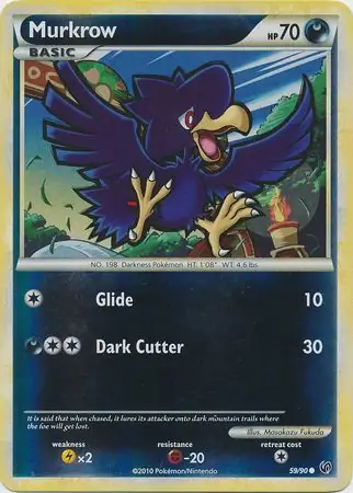 Murkrow Reverse Holo 59 Normal