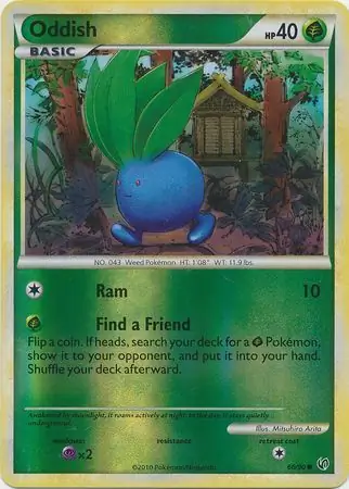 Oddish Reverse Holo 60 Normal