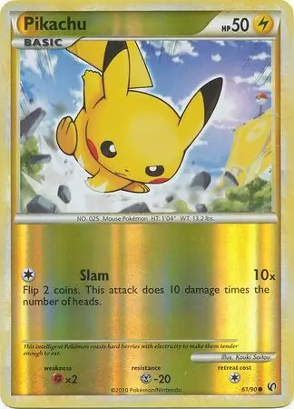 Pikachu Reverse Holo 61 Normal