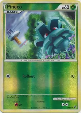 Pineco Reverse Holo 62 Normal