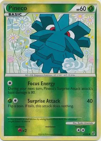 Pineco Reverse Holo 63