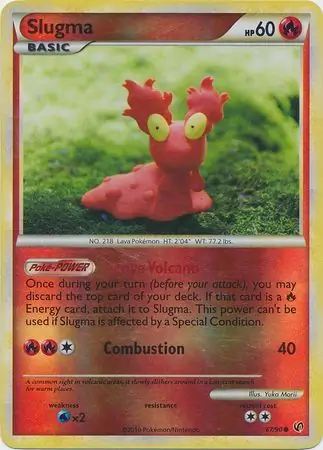 Slugma Reverse Holo 67 Normal