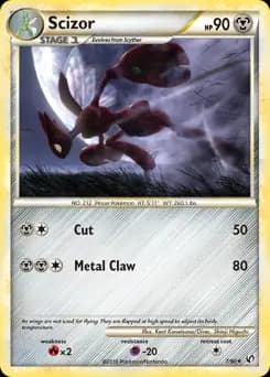Scizor Holo 7