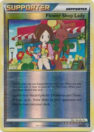 Flower Shop Lady Reverse Holo 74 Normal