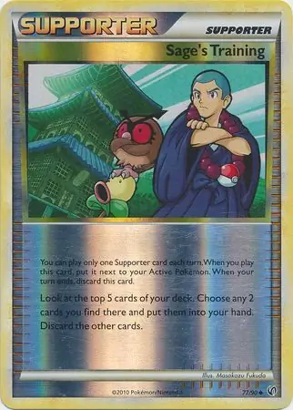 Sage's Training Reverse Holo 77 Normal