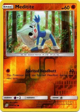 Meditite Reverse Holo 109 Normal