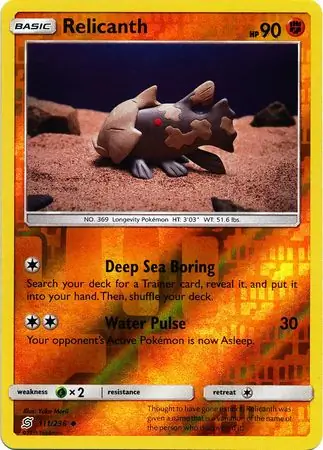 Relicanth Reverse Holo 111 Normal