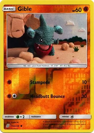 Gible Reverse Holo 112 Normal