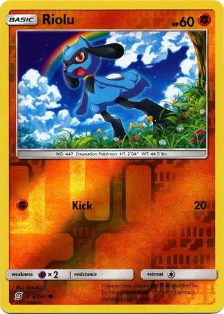 Riolu Reverse Holo 115 Normal