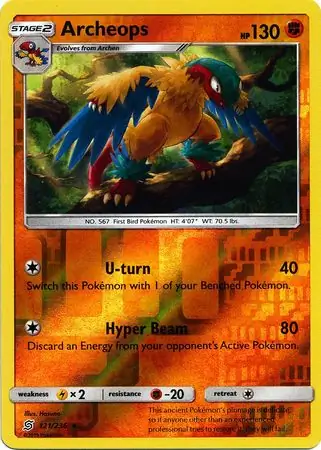 Archeops Reverse Holo 121 Normal