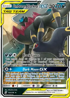 Umbreon & Darkrai GX 125