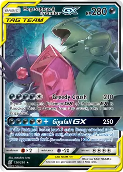 Mega Sableye & Tyranitar GX 126 Normal