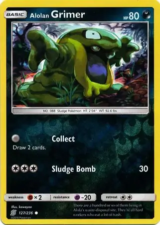 Alolan Grimer Reverse Holo 127