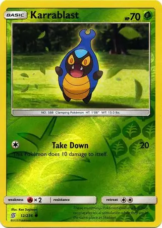 Karrablast Reverse Holo 12