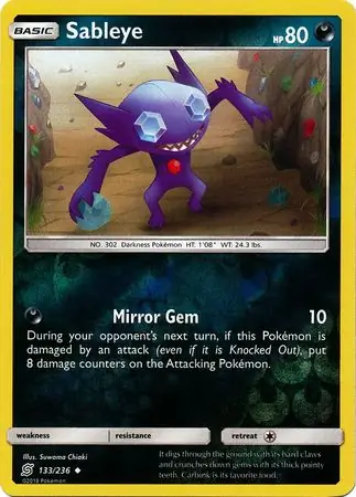 Sableye Reverse Holo 133 Normal
