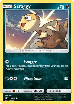 Scraggy 137 Normal
