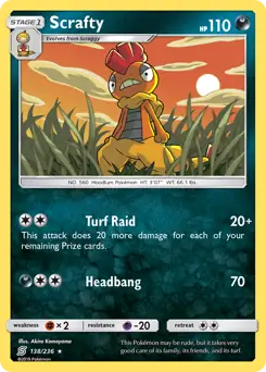 Scrafty 138 Normal