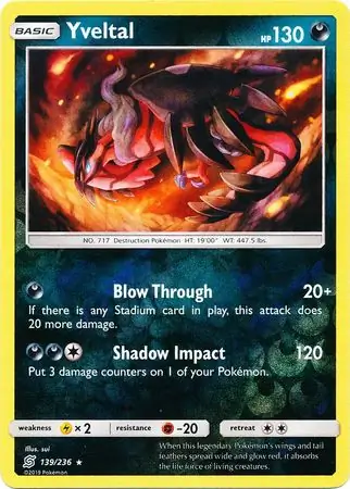 Yveltal Reverse Holo 139