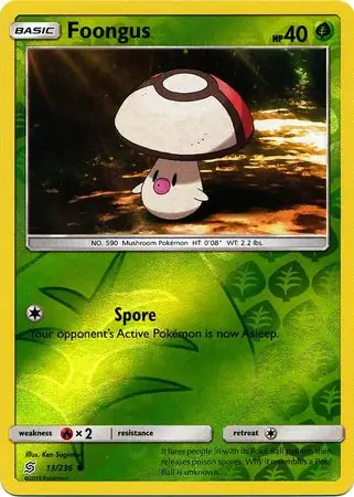 Foongus Reverse Holo 13 Normal