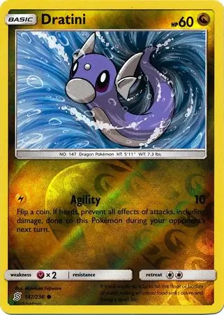 Dratini Reverse Holo 147 Normal