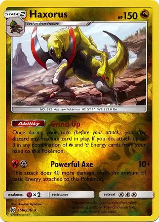 Haxorus Reverse Holo 156 Normal