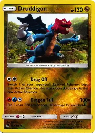 Druddigon Reverse Holo 157 Normal