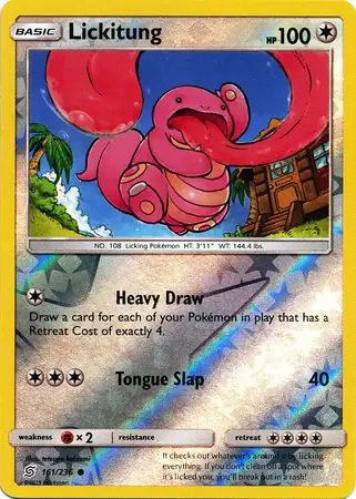 Lickitung Reverse Holo 161 Normal