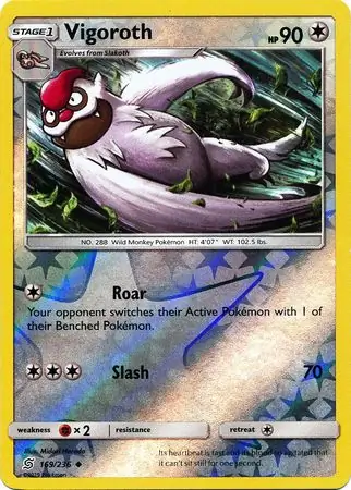 Vigoroth Reverse Holo 169 Normal