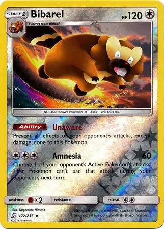Bibarel Reverse Holo 172