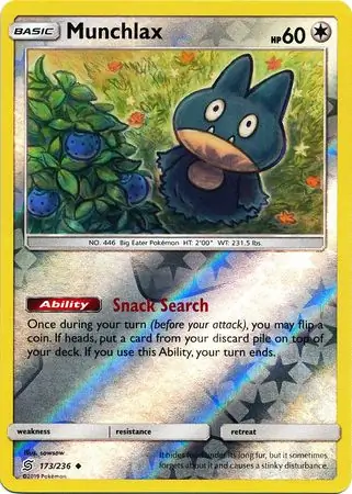 Munchlax Reverse Holo 173