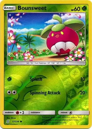 Bounsweet Reverse Holo 17 Normal