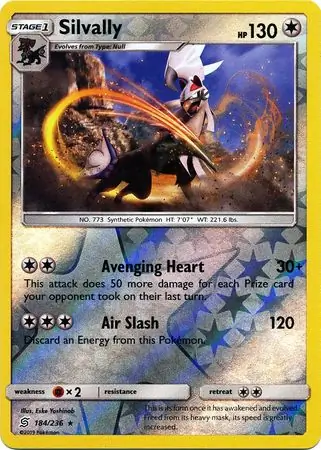 Silvally Reverse Holo 184 Normal