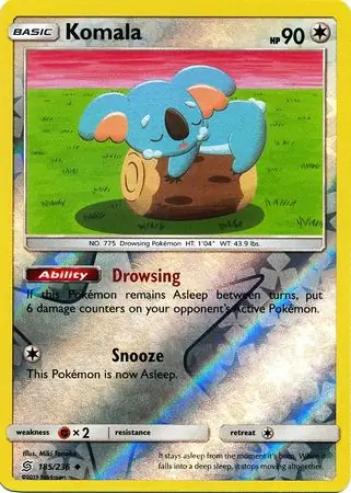 Komala Reverse Holo 185 Normal