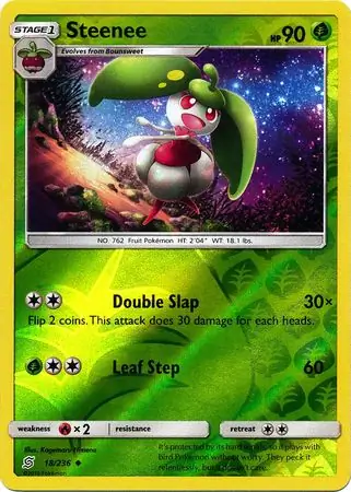 Steenee Reverse Holo 18