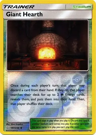 Giant Hearth Reverse Holo 197 Normal