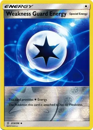 Weakness Guard Energy Reverse Holo 213 Normal