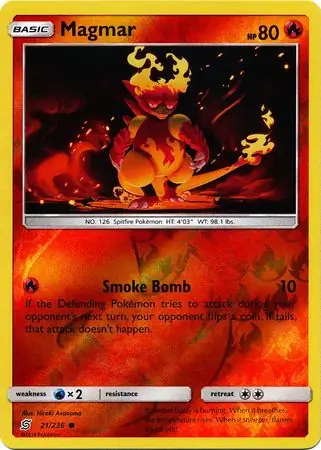 Magmar Reverse Holo 21
