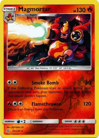 Magmortar Reverse Holo 22 Normal