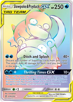 Slowpoke & Psyduck GX Secret 239